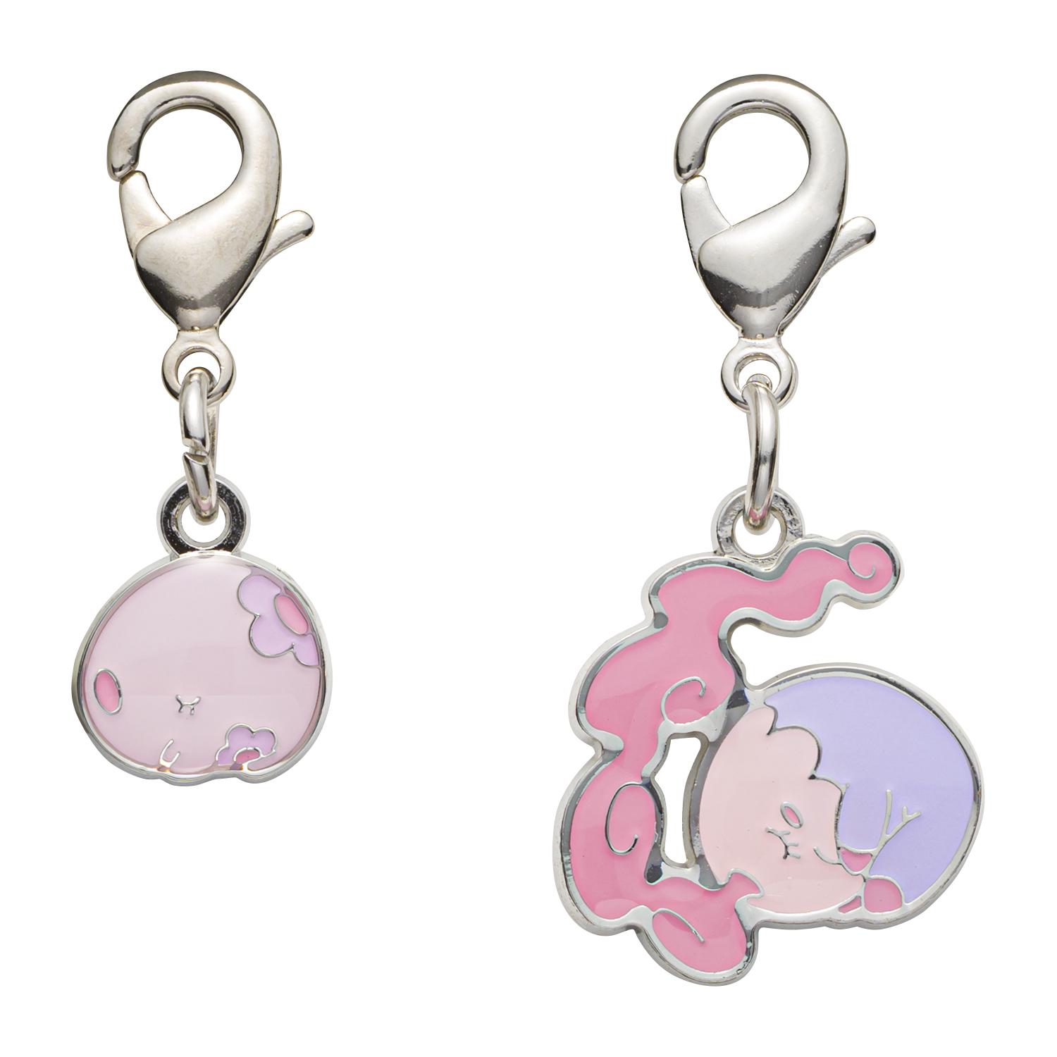 [Pokemon] Pokemon Center National Pokedex Metal Charm - Munna (#517) & Musharna (#518)