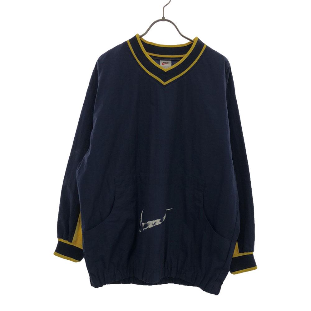 Nike 90s White Tag Nylon Logo Print Long Sleeve Sneed Jack Jacket Kid's Used