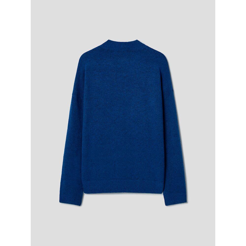 8seconds Brushed Mock Neck Knit Blue