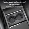 Custom Soft Silicone Cup Holder Mats For TESLA Model Y 2025 Juniper Anti-Slip,Interior Center Console Cup Holders  Easy to Clean