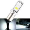 1x BA20D H6 Motorcycle LED Headlight Lamps Hi/Low Beam Conversion Bulbs White 12V 8W 5000K Light Bulb Fits For All Motorcycles