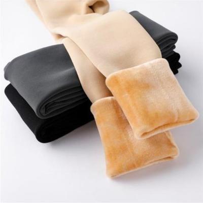 Polár leggings, női vastag harisnya fekete színû meleg harisnyanadrág