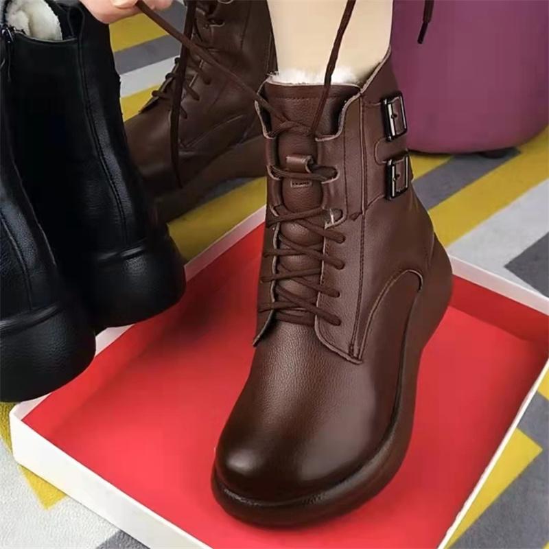 Fashion Women's Boots  2025 New Autumn Winter Fashion England Style Women's Ankle Boots Retro Boots Ladies