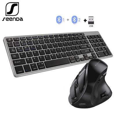 Bluetooth Wireless Keyboard Set Multi-device 2.4g Wireless Keyboard Gamer Keyboard And Mouse Comb For Windows Pc Laptop