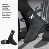 WEST BIKING YP0215050 1 Pair Windproof Cycling Shoes Cover Winter Thermal Overshoes Protector, for Shoe Size 40-43