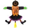 Witch Crashing Into Tree Decoration Witch Decor Outside Witchy Door Yard Witches Funny Party Scary