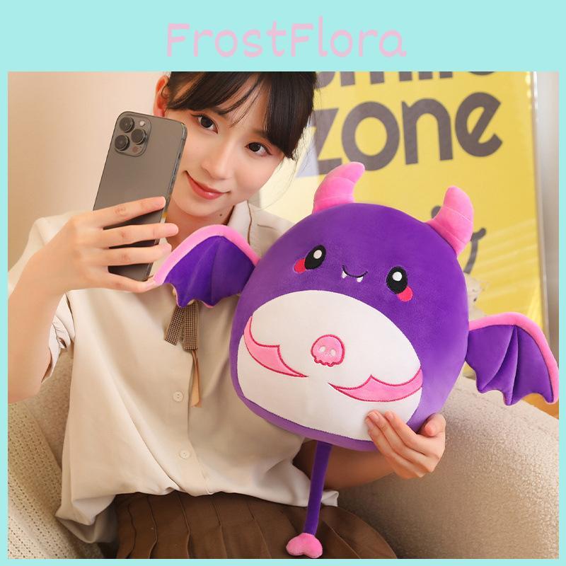 Cartoon Purple Bat Dumpling Plush Toy Cute Girl Children Halloween Doll Gift
