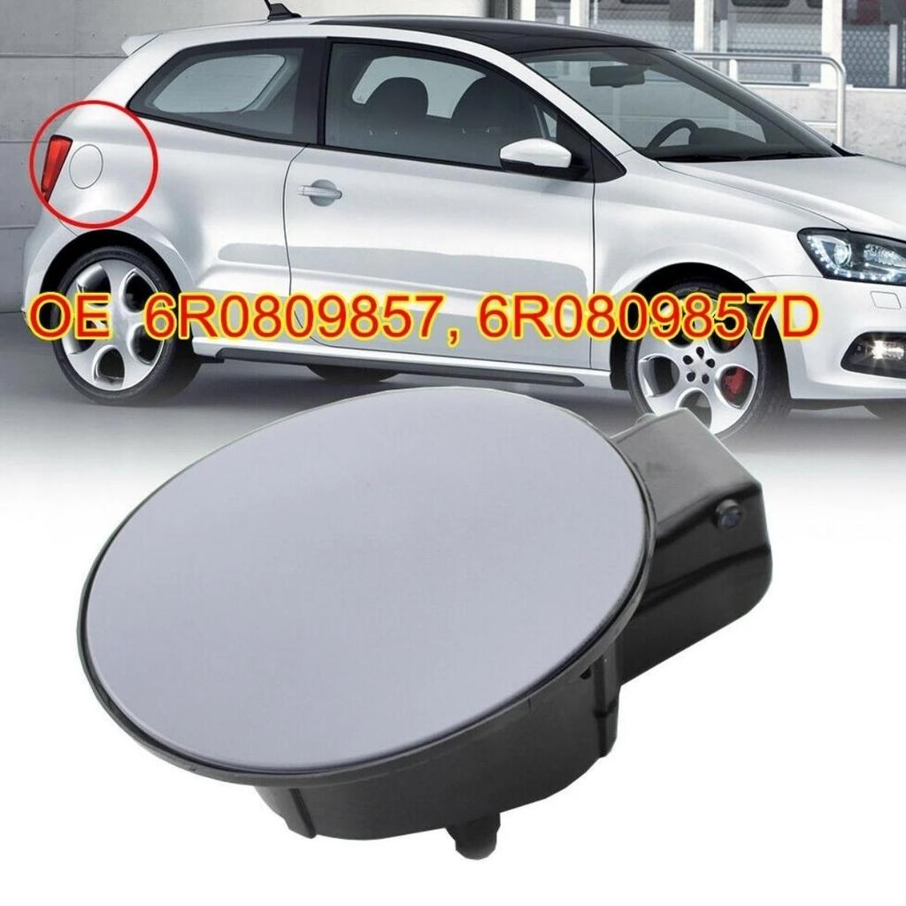 Fuel Filler Flap Tank Cover For VW Polo 2011-2019 6R0809857D Fuel Gas Tank Door Lid Cover Flap Cap Unprimed
