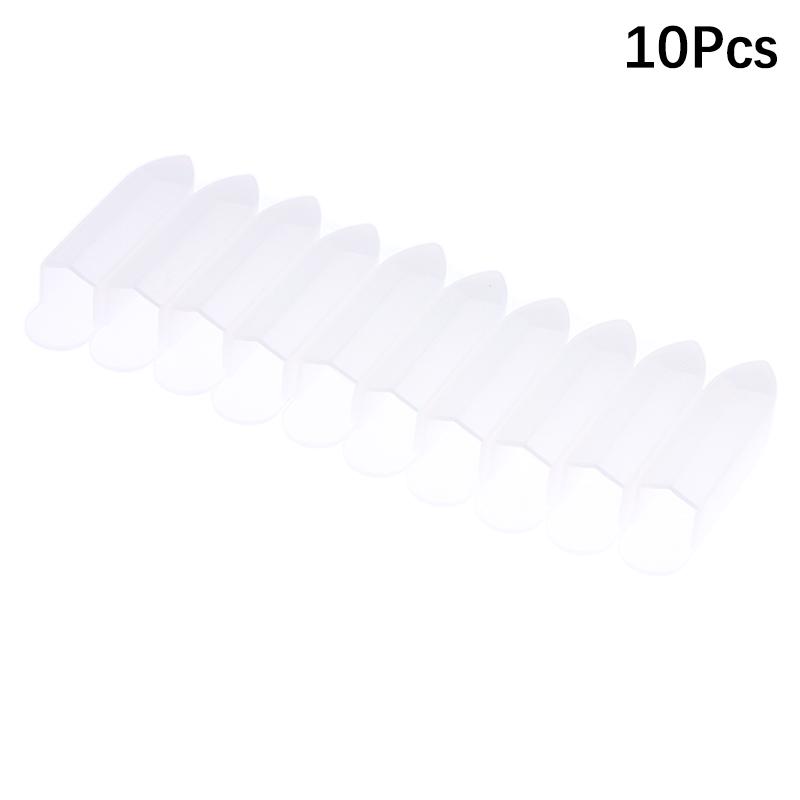 10ks Clear Dead Skin Clip Sleeve Kryt kleští Ochranný návlek na nehtovou kůžičku Nůžky Manikúra Dead Skin Pinzeta Čepice