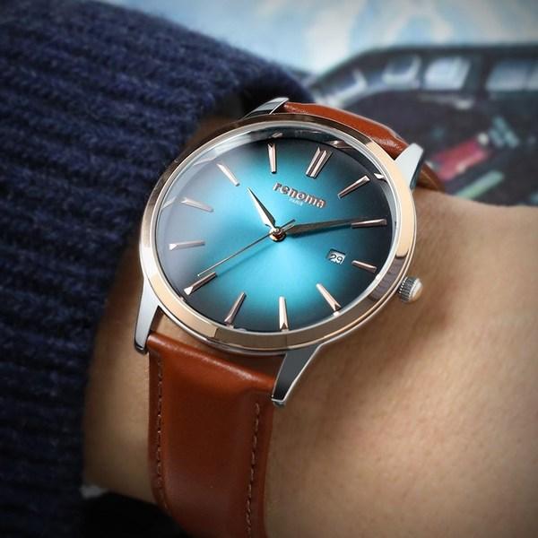 

Мужские часы Renoma RE-600 Maverick с кожаным ремешком