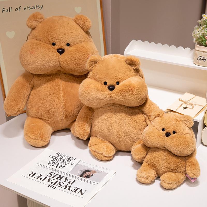 Cute Cute Bear Hug Bear Doll Plush Toy Duckling Rabbit Doll Children Soothing Doll