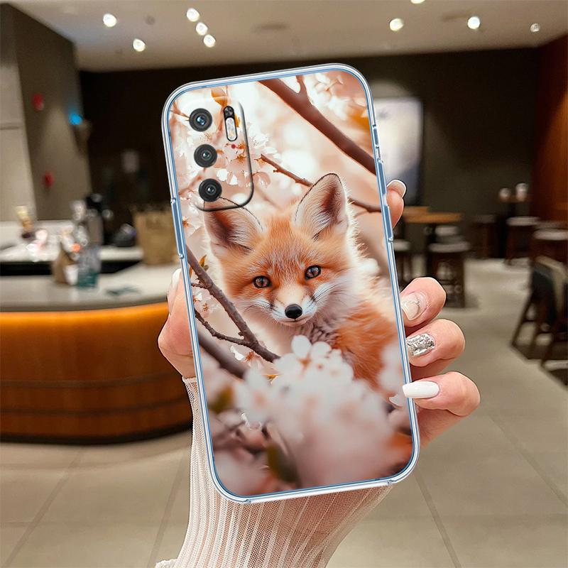 RE31 fox cute Transparent Phone Case for Motorola Moto G40 G04 G05 One Ace Action  Fusion + Plus Hyper Macro Vision Zoom