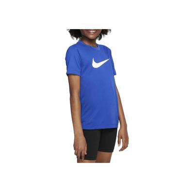 חולצת טי קצרה נושמת רכה ונוחה Legend Dri-FIT לילדים, צבע כחול FZ5199-480