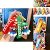 Super Mario Keychain Toy Bag Pendant Doll Kids Gifts Decorate Soft Glue Alloy