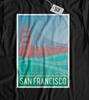 Unisex San Francisco T-Shirt American California Golden Gate Bridge Gifts