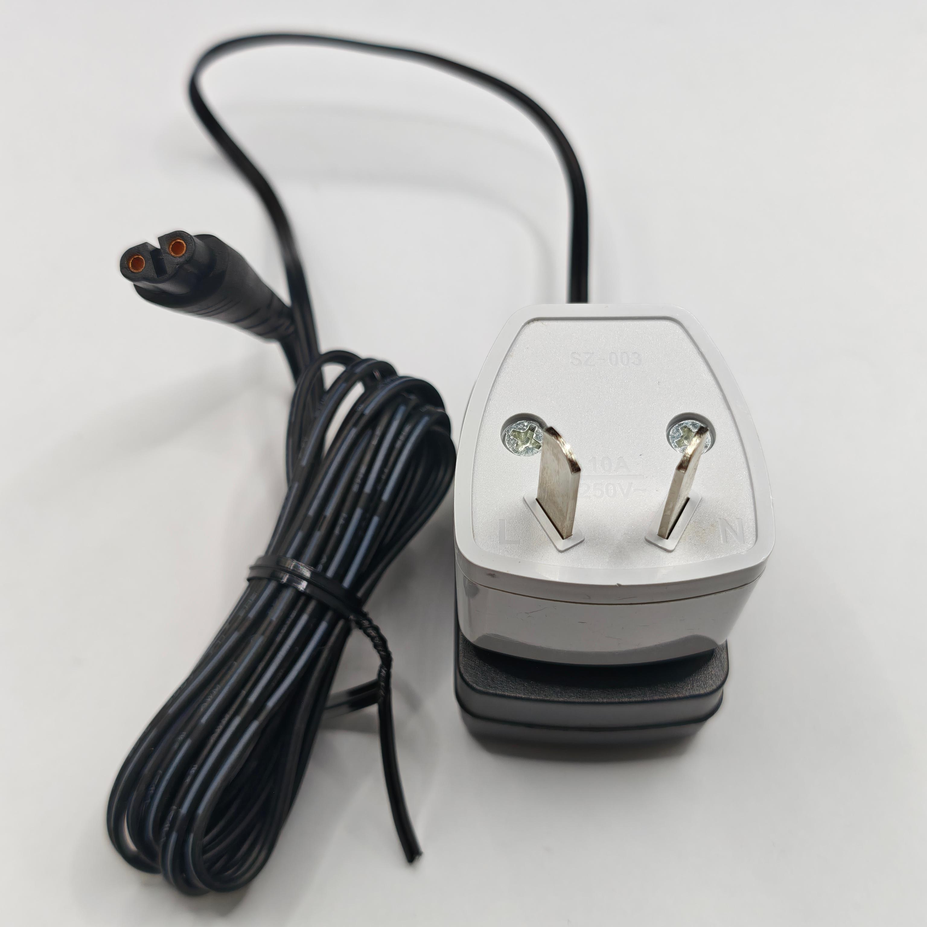 Razor Charger Power Adapter Prewave For Remington F4900 FF400 MS-700 WDF-4820 WDF-4821 WDF-4830 WDF-4840 WDF-5030 WPG-4030 WPG-4050 Australian Standard чёрный