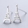 100% 925 Massiv Echtsilber Piercing Herz Krone Liebe Biene Ohrstecker Für Frauen Mädchen Brincos pendientes Brincos