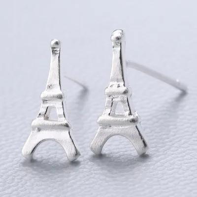 100% 925 Massiv Echtsilber Piercing Herz Krone Liebe Biene Ohrstecker Für Frauen Mädchen Brincos pendientes Brincos
