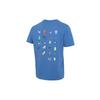 Puma Downtown Graphic Tee With Rainbow Logo Men Tops Blue 531335-13