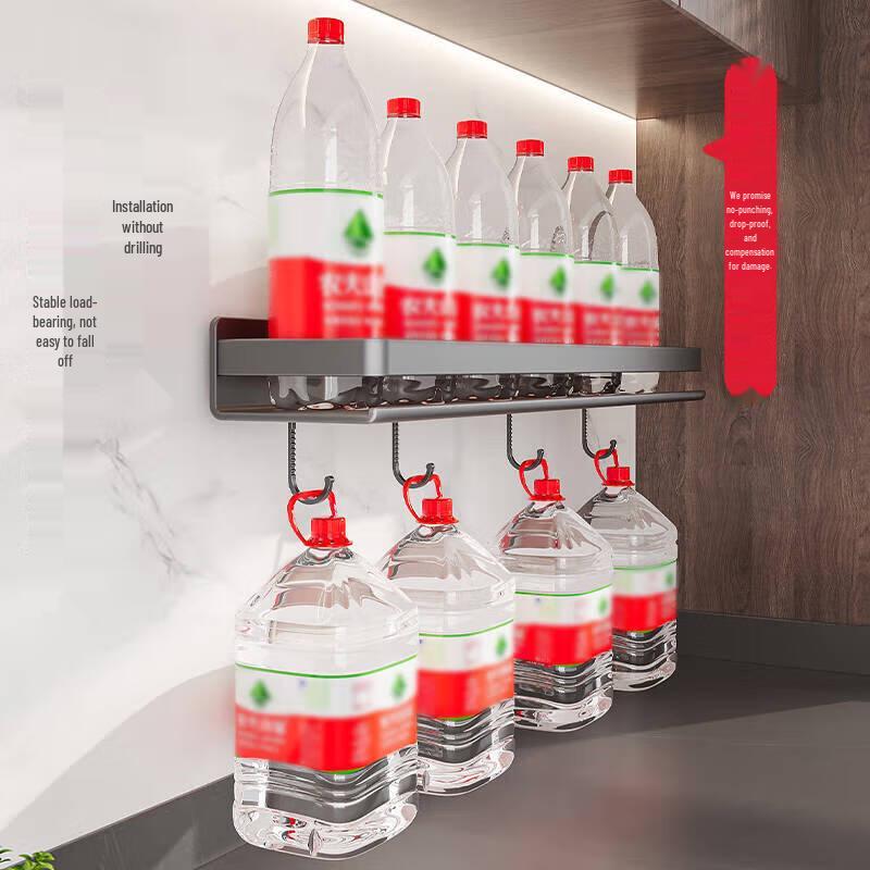 Wall-Mounted Kitchen Spice Organizer Rack