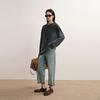 LESS 2025 Autumn H-shaped Hooded Long Sleeve T-shirt