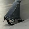 New Style High-heeled Shoes - Thin Heel, Niche Pointed Toe, Shallow Toeless Design for Women