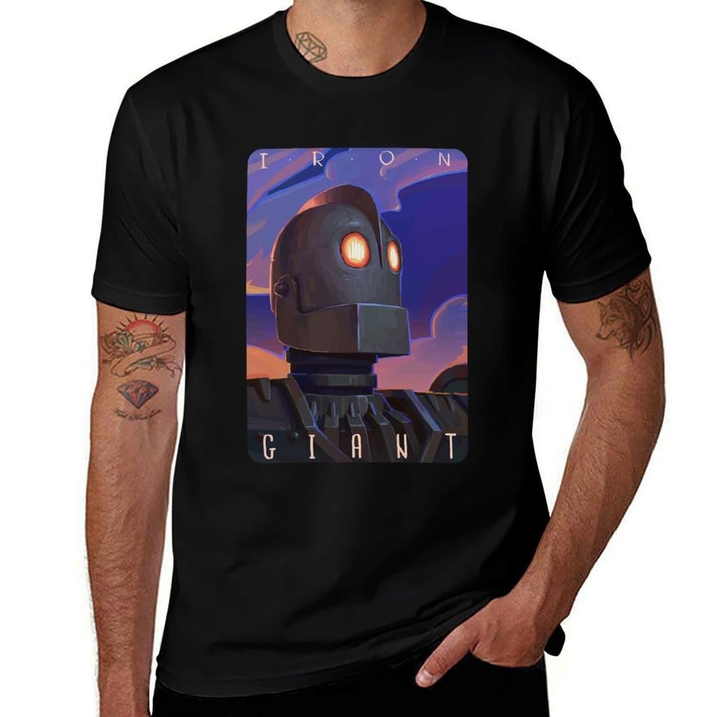 Iron Giant T-Shirt T Shirts for Man Graphic Vintage T Shirts for Man Cotton Funny T Shirt Custom Print T-Shirt