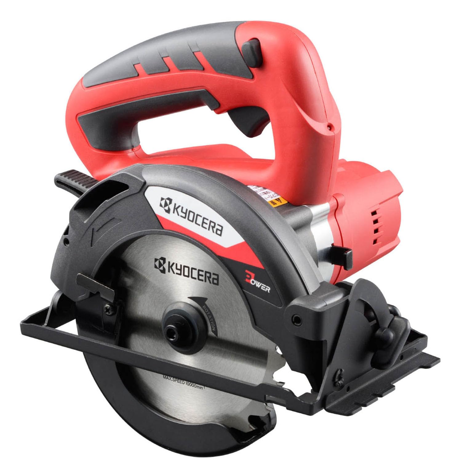 

Kyocera Cordless Circular Red and Charger Sold through 2x4 a common DIY in one 125mm saw 46mm maximum cutting depth (formerly Ryobi) Saw, 125mm,
