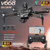 New V668 GPS Drone 8K Professional 3-Axis PTZ HD Three Camera 5G WIFI FPV Dron 360° Intelligent Obstacle Avoidance Brushless Motor RC Quadcopter Toys