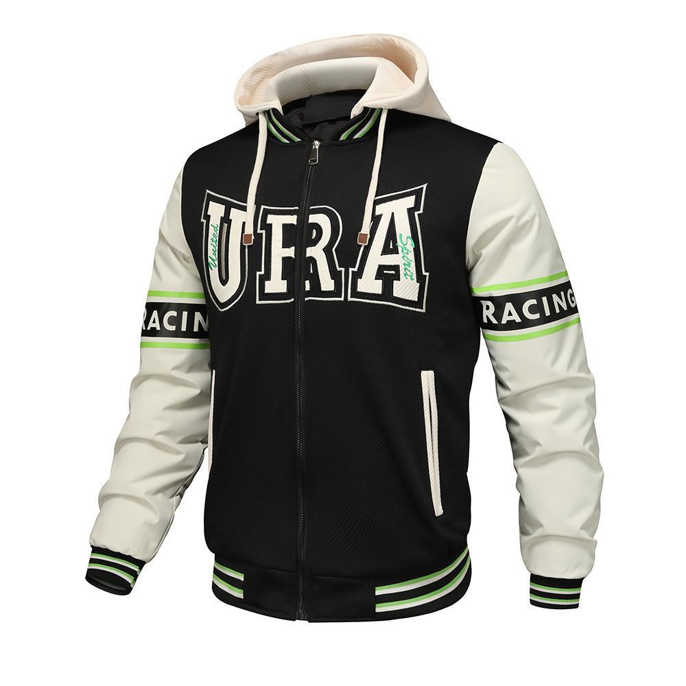 Новая повседневная бейсбольная куртка с капюшоном — фото 4