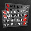 Cars R56 For BMW MINI Car Styling Door Handle Reflective Stickers Vinyl Decoration For BMW Mini Cooper R56 R50 R53 F56 R60 2011
