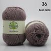 Combed 5-Ply Milk Cotton Yarn for DIY Knitting & Crochet - Medium-Thick Scarf & Blanket Material Pack