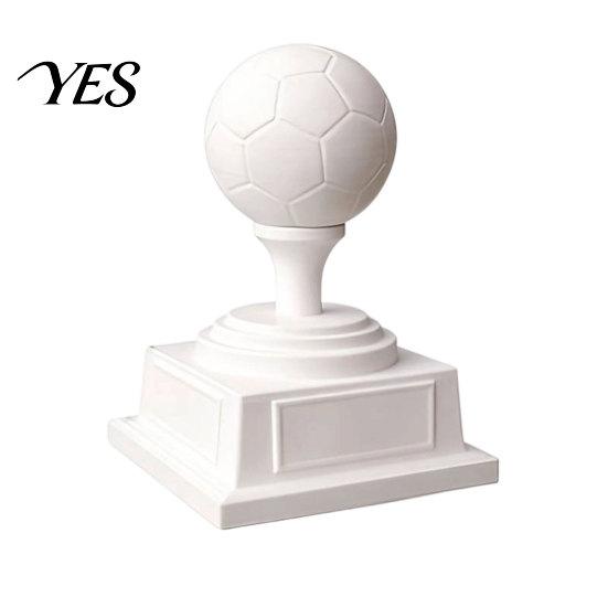 Solid Texture Football Ornament 3D Printed Trophy Ornament, Commemorative for Fan Gift Idea Desktop Display Sports Award Collectible Decoration