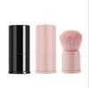 Compact Retractable Powder & Blush Brush - Super Soft Bristles, Portable Makeup Tool, Single Piece.