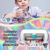 Holographic Printable Vinyl Sticker Paper for Inkjet Printer - 30 Sheets - 8.5" x 11" - Waterproof Labels Paper, Dries Quickly,Vivid Colors,Tear