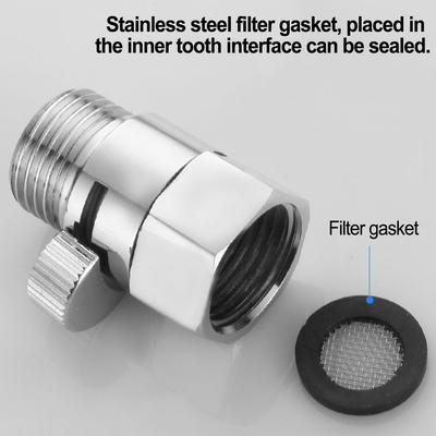 1x Shower On Off Valve 40mm Anti-Leak Design Brass Water Regulator