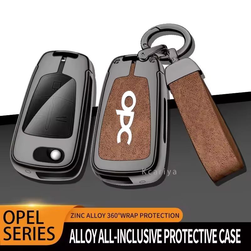 Car TPU Zinc Alloy Key Case Bag For Opel OPC Insignia Astra J H Vectra Combo Corsa D Mokka Zafira Car Key Chain Metal Key Shell