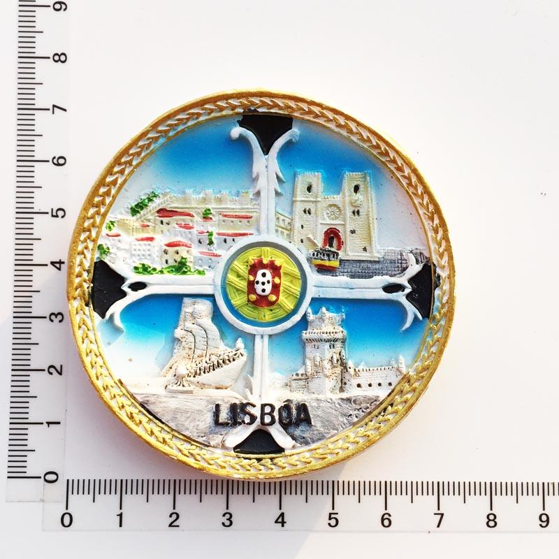 Portugal Tourism Souvenirs Fridge Magets Lisbon Madeira Islands Travelling Fridge Stickers Home Decor Wedding Gifts