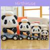 Plush Panda Chef Toy Cute Cartoon Baking Child Bedroom Decoration Gift Scene