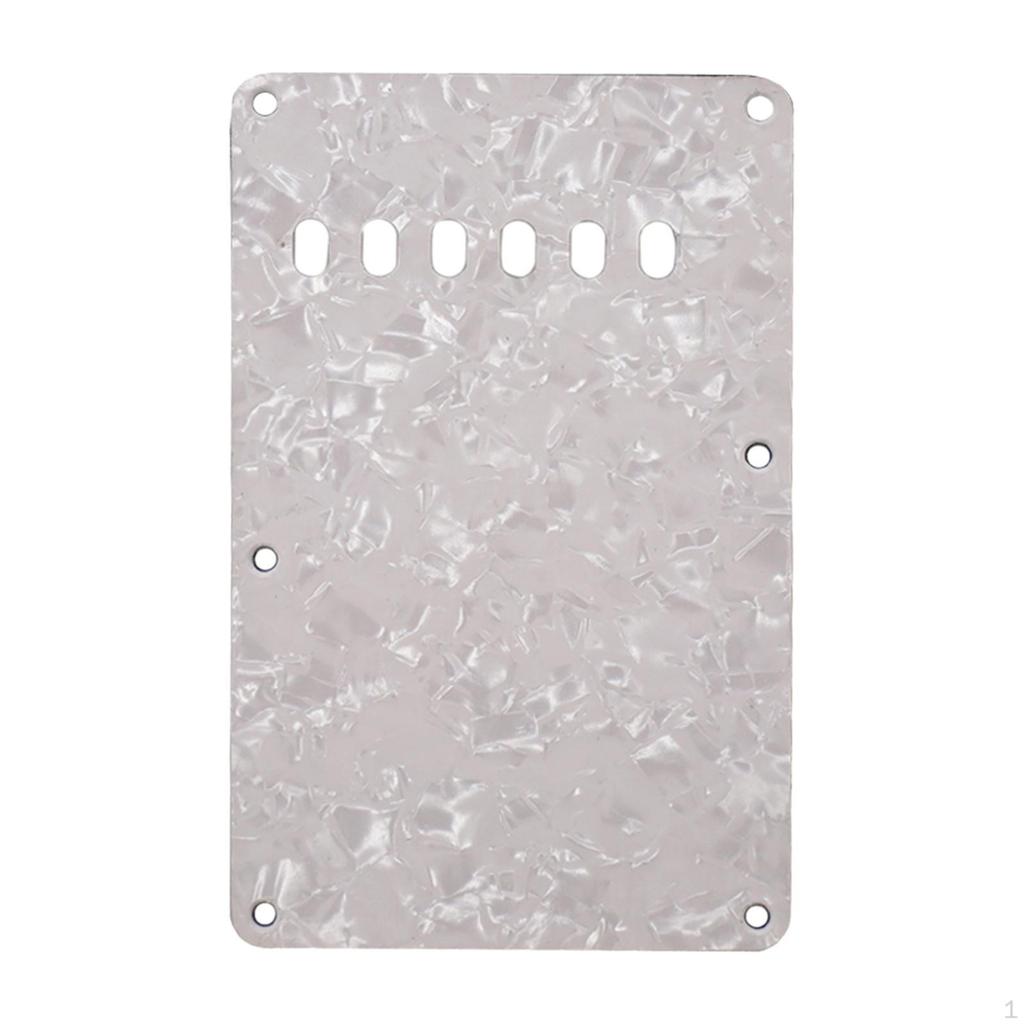 6 Holes Guitar Back Plate Tremolo Cavity Cover,Electric Accessories
