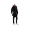 Emporio Armani EA7 FW24 Letter Logo Printed Hooded Zip Long Sleeve Casual Sports Suit Men suit Black 8NPV68-PJVTZ-1200