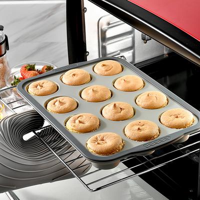 1ks Šedá nepřilnavá silikonová sada na pečení Forma na pečení dortů pro pečivo, dorty, muffiny, košíčky, chlebové formy, pekařské příslušenství, nástroje