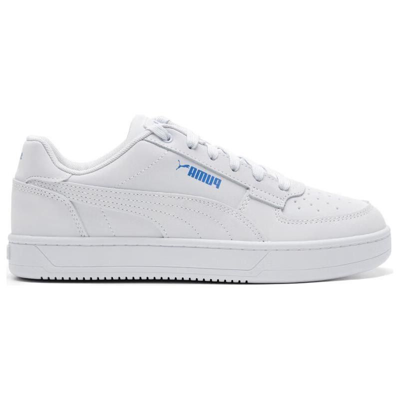 Puma Caven Comfortable Versatile Shock Absorbing Low Top Sneakers Unisex Sneakers White 395202-05