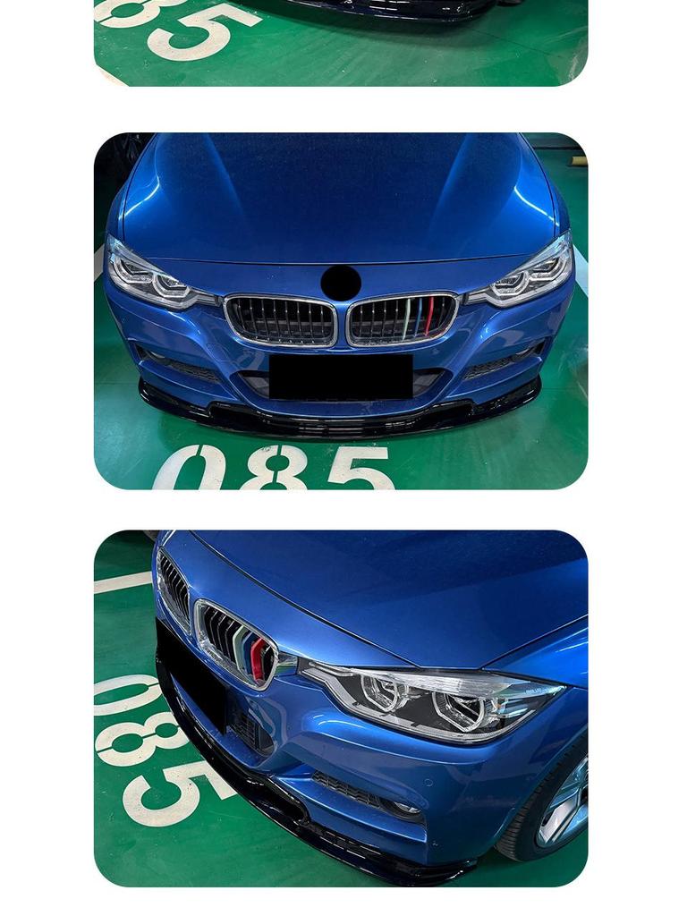 12-19 BMW 3 Series F30/F35 V Style Sport Front Bumper Lip Kit