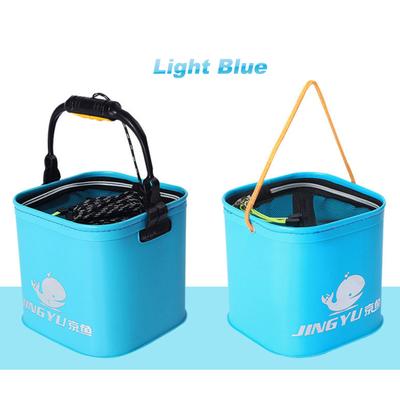 Fishing Bucket Folding Portable Collapsible Multifunctional Fish Live Bait Container for Fishing