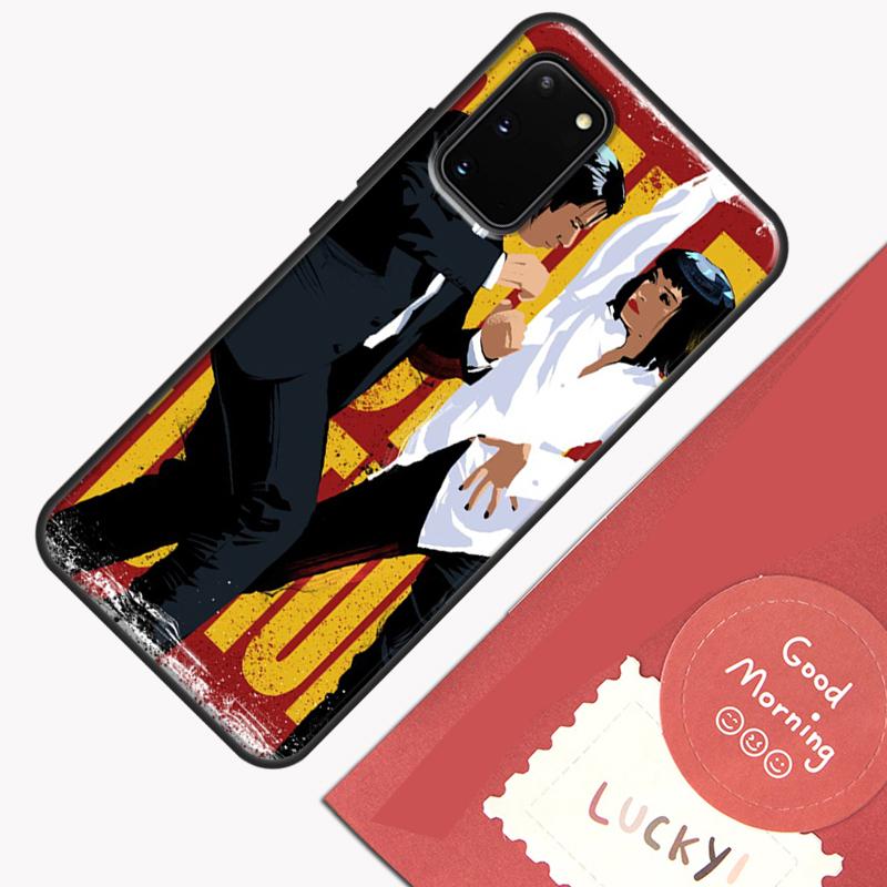 Pulp Fiction Dancing Phone Case For Samsung Galaxy S24 S26 Ultra S20 S21 S22 S23 S25 Plus S10 S25 FE Cover Shell