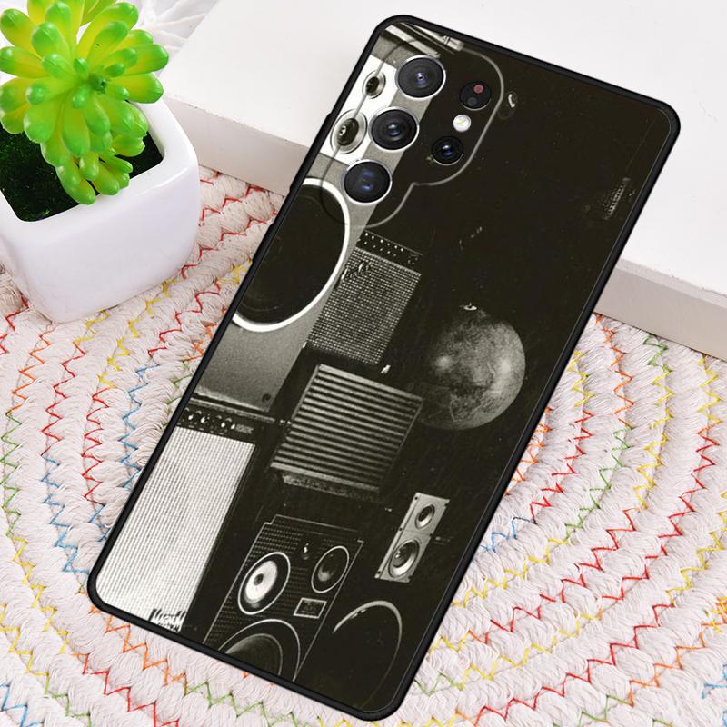 Massive Music Speakers Silicone Phone Case For Samsung Galaxy Note 10 Pro S26 S25 S24 S23 S22 S21 Plus S25Ultra Capa Cover
