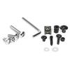 173pcs Motorcycle Fairing Bolts Kit Windscreen Bodywork Screws Nuts Hardwares for MotorbikeSilver