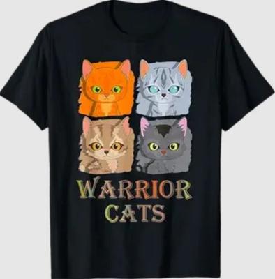 T-shirt Grafica per Amanti di Warrior Cats