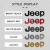 Dnvr5 1Pcs 3D Metal Stickers Car Body Trunk Decal For Jeep Wrangler Grand Cherokee Avenger Compass Wagoneer Gladiator Renegade Patriot